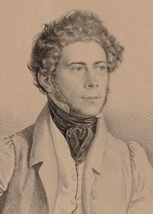 Portret kompozytora Josepha Lannera 1801-1843 , 1830. autorstwa Unbekannt