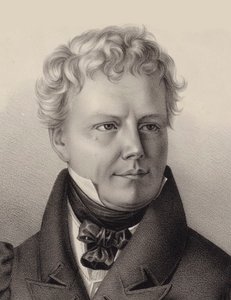 Portret kompozytora Xavera Schnydera von Wartensee 1786-1868, 1832. autorstwa Unbekannt