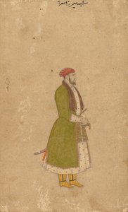 Portret dworzanina Mirzy Muizz, ok. 1930 r. 1680-1700. autorstwa Unbekannt