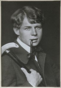 Portret poety Siergieja Jesienina 1895-1925, 1919 autorstwa Unbekannt