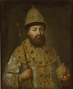 Portret cara Rosji Aleksisa I Michajłowicza 1629-1676, ok. 1675 autorstwa Unbekannt