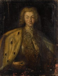 Portret cara Rosji Piotra II 1715-1730, XVIII wiek autorstwa Unbekannt