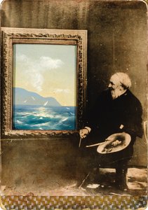Portret artysty Iwana Aiwazowskiego 1817-1900, 1889 autorstwa Unbekannt