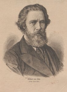 Portret artysty Mihály Zichy 1827-1906, 1877. autorstwa Unbekannt