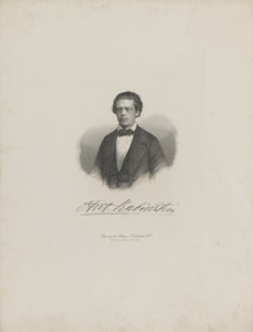 Portret kompozytora Antona Rubinsteina 1829-1894, ok. 1930 r. 1850. autorstwa Unbekannt