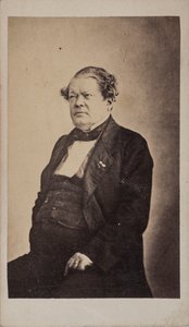 Portret kompozytora Auguste-Mathieu Panserona 1796-1859, ok. 1855. autorstwa Unbekannt