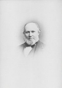 Portret kompozytora Edwarda Johna Hopkinsa 1818-1901. autorstwa Unbekannt