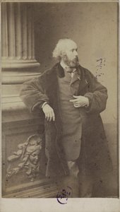 Portret kompozytora Féliciena Davida 1810-1876, 1861. autorstwa Unbekannt