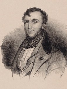 Portret kompozytora Friedricha Kalkbrennera 1785-1849. autorstwa Unbekannt