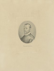 Portret kompozytora Giovanniego Pierluigiego da Palestrina 1526-1594, ok. 1930 r. 1800. autorstwa Unbekannt