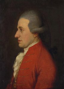 Portret kompozytora Wolfganga Amadeusza Mozarta Hagenauera Mozarta, lata 80. XVIII wieku autorstwa Unbekannt