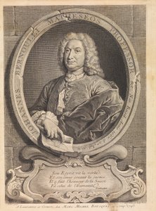 Portret matematyka Johanna Bernoulliego 1667-1748, 1742. autorstwa Unbekannt