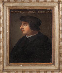 Portret filozofa Agostino Nifo, XVIII wiek. autorstwa Unbekannt