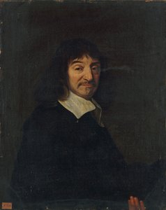 Portret filozofa René Descartes 1596-1650. autorstwa Unbekannt