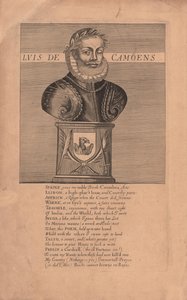 Portret poety Luís Vaz de Camões ok. 1524-1580, 1655. autorstwa Unbekannt