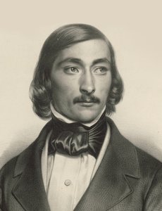 Portret skrzypka i kompozytora Delphina Alarda 1815-1888, ok. 1930 r. 1840. autorstwa Unbekannt