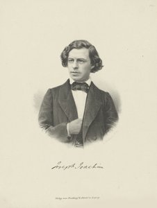 Portret skrzypka i kompozytora Josepha Joachima 1831-1907, ok. 1855. autorstwa Unbekannt