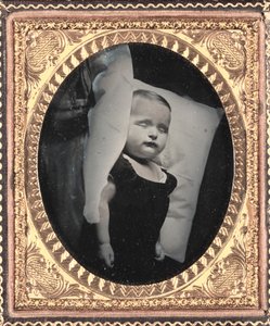 Post mortem na poduszce, pionowy, ok. 1930 r. 1850. autorstwa Unbekannt
