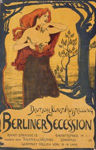 Plakat na wystawę Berlin Secession, ok. 1930 r. 1900