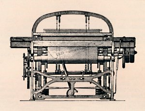 Widok z przodu Power Loom, 1836, 1904 autorstwa Unbekannt