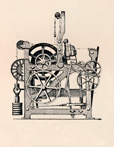 Widok z boku krosna mechanicznego, 1836, 1904 autorstwa Unbekannt