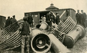 Przygotowania do ewakuacji Warszawy, I wojna światowa, 1915, ok. 1920. autorstwa Unbekannt
