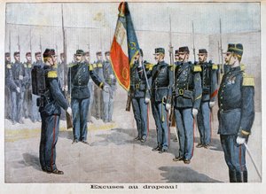 Przedstawianie wymówek do flagi, Tulon, Francja, 1898 autorstwa Unbekannt