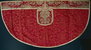 Kapłani Red Cope, Orphrey and Hood, koniec XVI wieku - początek XVII wieku. autorstwa Unbekannt