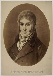 Książę Adam Jerzy Czartoryski 1770-1861 autorstwa Unbekannt