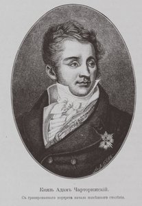 Książę Adam Jerzy Czartoryski 1770-1861 autorstwa Unbekannt