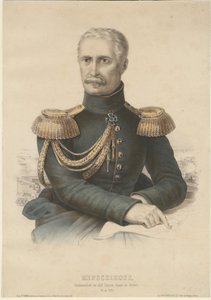 Książę Aleksander Siergiejewicz Mieńszikow 1787-1869, 1855 autorstwa Unbekannt