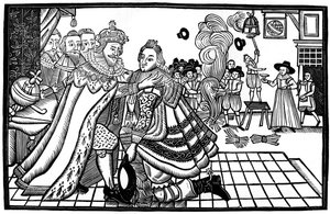 Książę Karol wita w domu z Hiszpanii, 1623, 1893 autorstwa Unbekannt