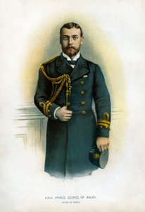 Książę Jerzy Walii, książę Yorku, 1890-1893 autorstwa Unbekannt