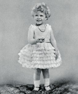 Księżniczka Elżbieta w wieku 2 lat w 1928, 1937 autorstwa Unbekannt