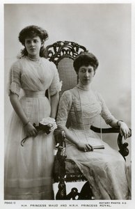 Księżniczka Maud i księżniczka Royal, c1907-c1910 autorstwa Unbekannt
