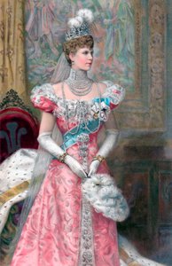Księżniczka Walii, 1902 autorstwa Unbekannt
