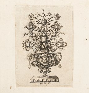 Druk, płyta ze wszystkiego, co Condado zwycięża umiejętność uległości (posłuszne usposobienie pokona wszystkie trudności), Ok. 1600 autorstwa Unbekannt