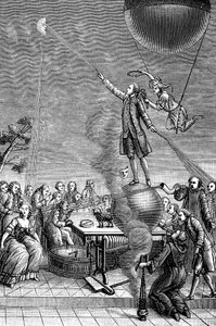 Druk satyryczny Franz Anton Mesmer, 1784 autorstwa Unbekannt
