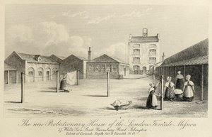 Probation House of the London Female Mission, 57 White Lion Street, Islington, Londyn, c1836. autorstwa Unbekannt
