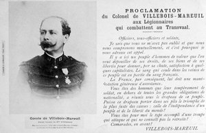 Proklamacja pułkownika Villebois-Mareuila, c1900 autorstwa Unbekannt