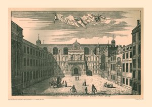 Perspektywa londyńskiego Guild Hall, 1755, 1886 autorstwa Unbekannt