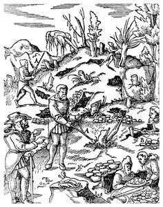 Poszukiwanie metali, 1556 1956 autorstwa Unbekannt