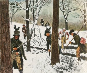 Żołnierze pruscy uciekają z więzienia francuskiego, styczeń 1807, 1936. autorstwa Unbekannt