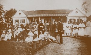 Piotr I. Czajkowski 1840-1893 z rodziną Dawidowów w majątku Kamenka autorstwa Unbekannt