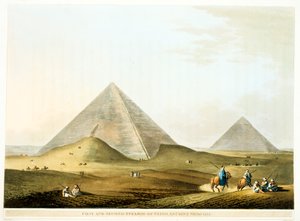 Piramidy w Gizie, Egipt, IV dynastia, Stare Państwo, 26 wiek pne 1801 autorstwa Unbekannt