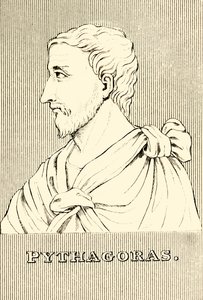 Pitagoras, ok. 570-c 495 pne, 1830. autorstwa Unbekannt