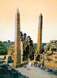 Obelisk Królowej Hatszepsut, Świątynia Amona, Karnak, Luksor, Egipt, XX wiek autorstwa Unbekannt