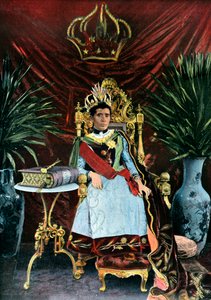 Królowa Ranavalona Manjaka III z Madagaskaru, ok. 1880 r. autorstwa Unbekannt