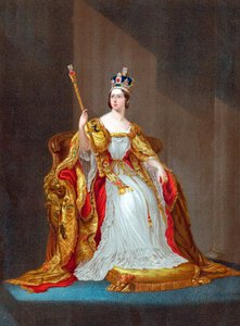 Królowa Wiktoria 1819-1901, 1838 autorstwa Unbekannt