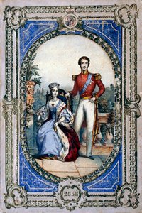 Królowa Wiktoria i książę Albert, ok. 1840 r. autorstwa Unbekannt